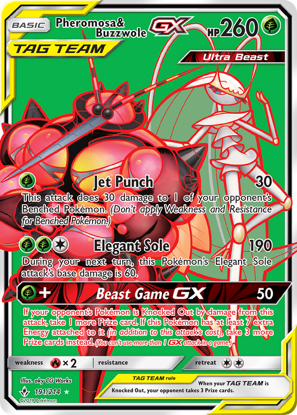 Pheromosa & Buzzwole-GX - Unbroken Bonds SET-191