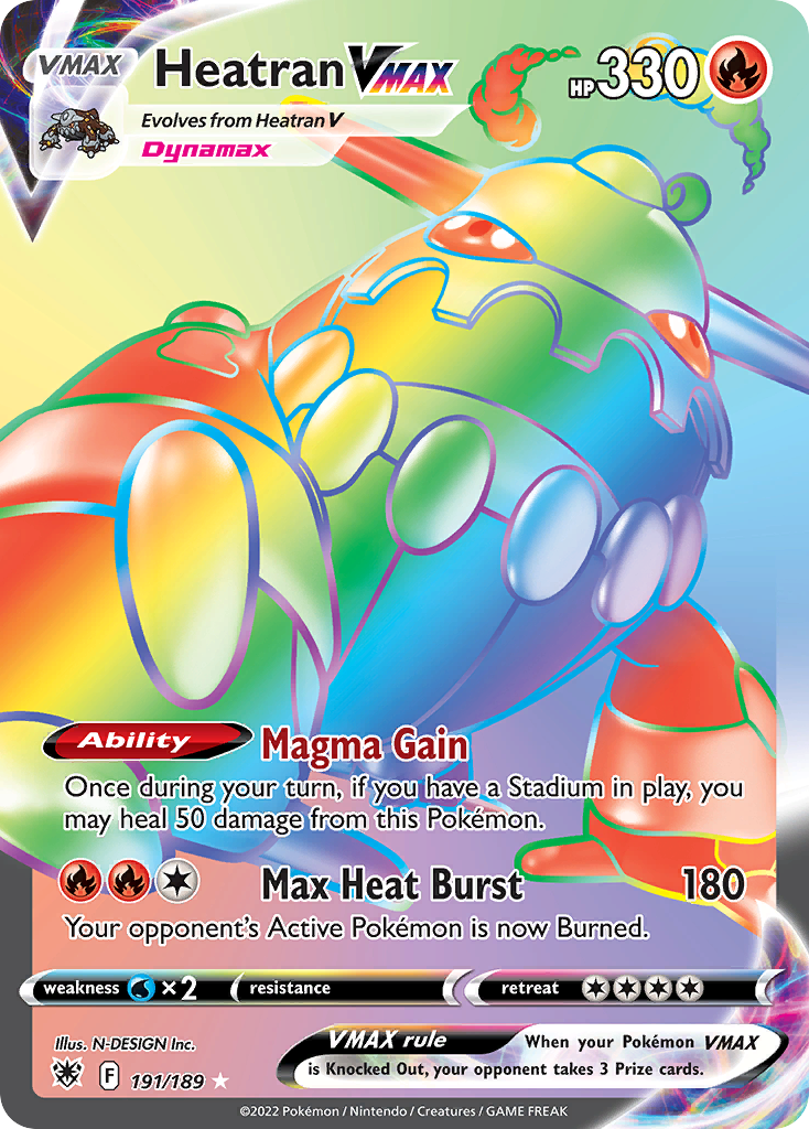 Heatran VMAX - Astral Radiance SET-191