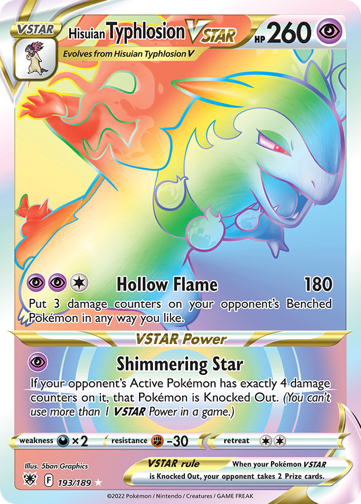 Hisuian Typhlosion VSTAR - Astral Radiance SET-193