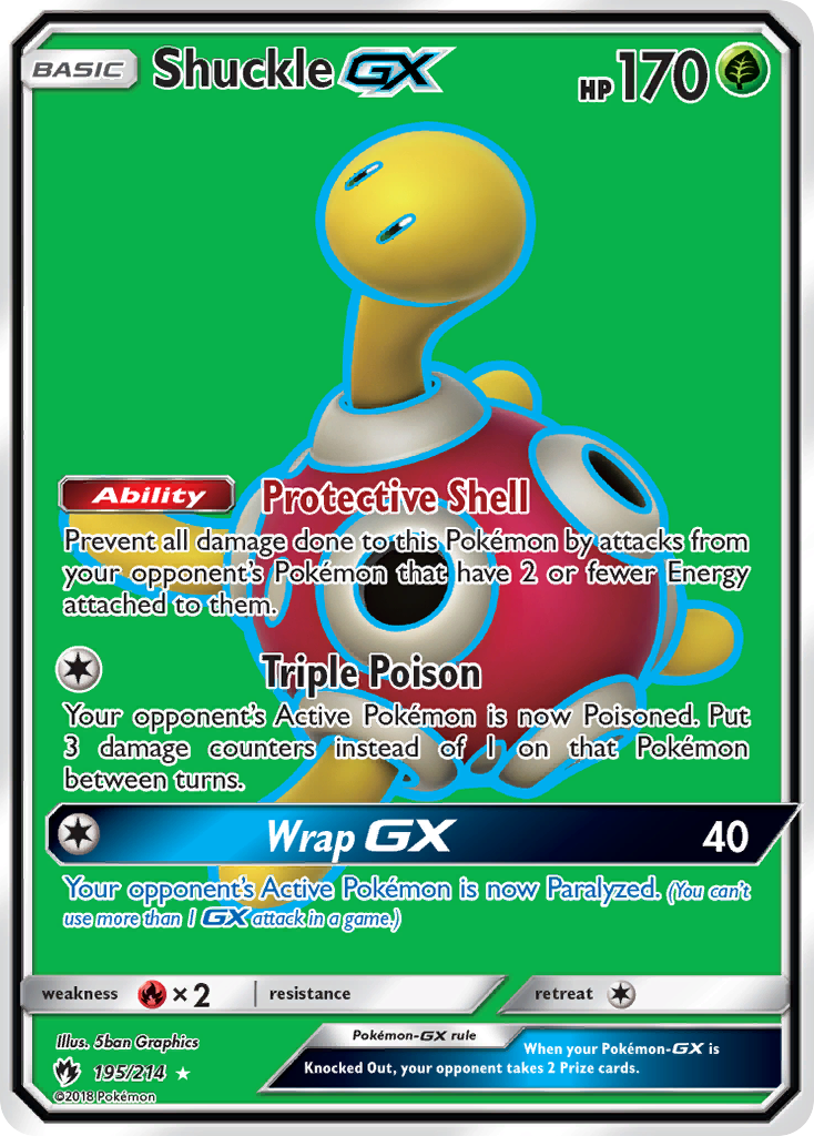 Shuckle-GX - Lost Thunder SET-195