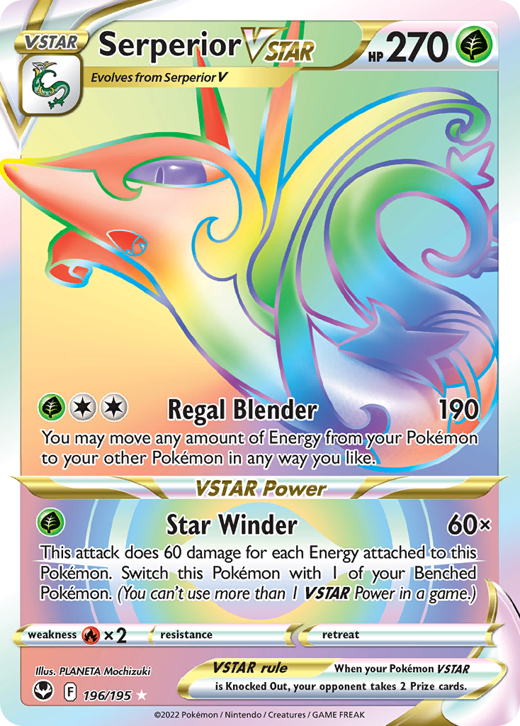 Serperior VSTAR - Silver Tempest SET-196