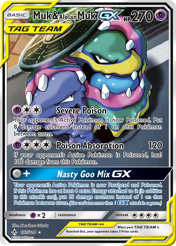 Muk & Alolan Muk-GX - Unbroken Bonds SET-197