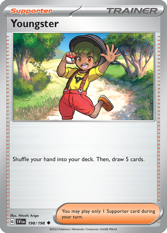 Youngster (Scarlet & Violet SET) (Trainer) (Supporter) (Uncommon) (PKM Scarlet & Violet SET-110)