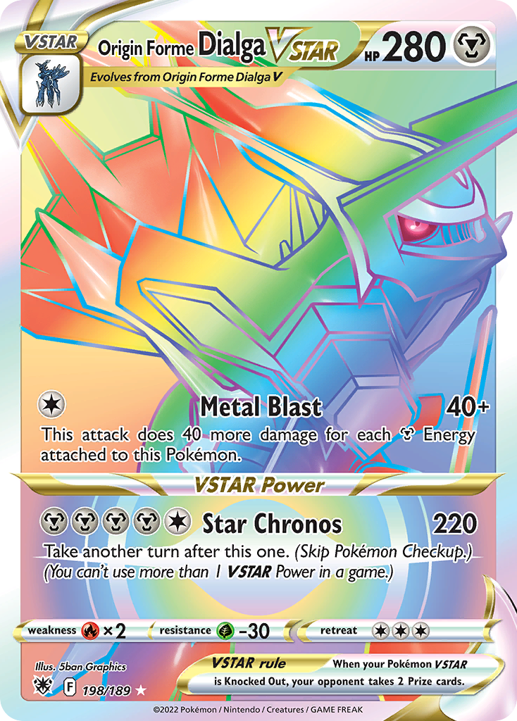 Origin Forme Dialga VSTAR - Astral Radiance SET-198