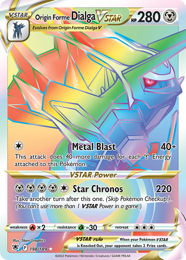 Origin Forme Dialga VSTAR - Astral Radiance SET-198