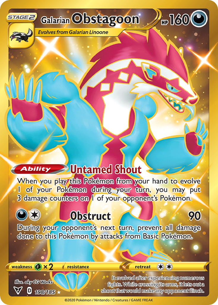 Galarian Obstagoon - Vivid Voltage SET-198