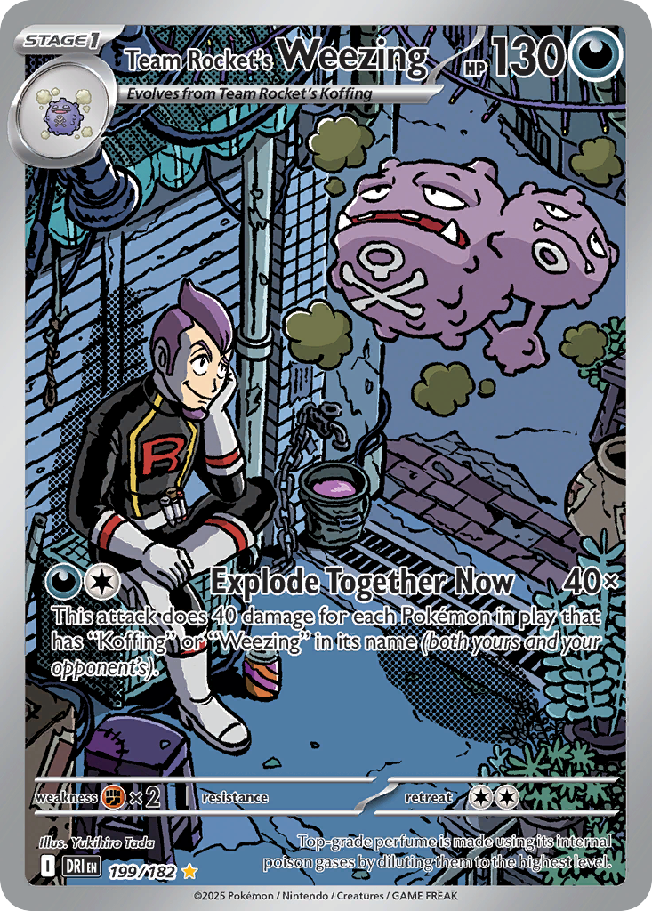 Team Rocket's Weezing - Destined Rivals SET-199