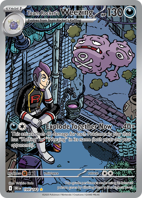 Team Rocket's Weezing - Destined Rivals SET-199