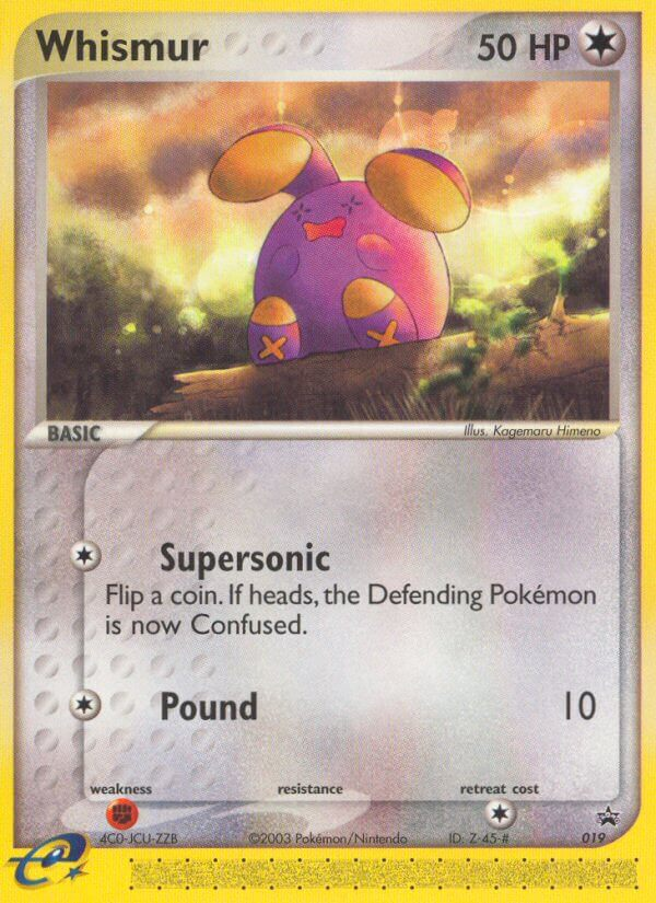 Whismur - Nintendo Black Star Promos SET-19