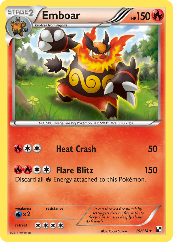 Emboar - Black & White SET-19