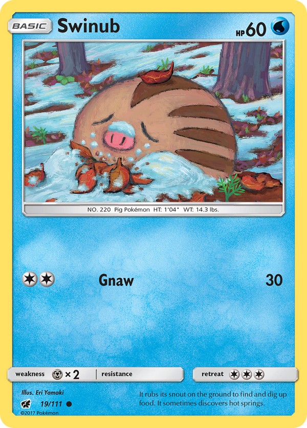 Swinub - Crimson Invasion SET-19