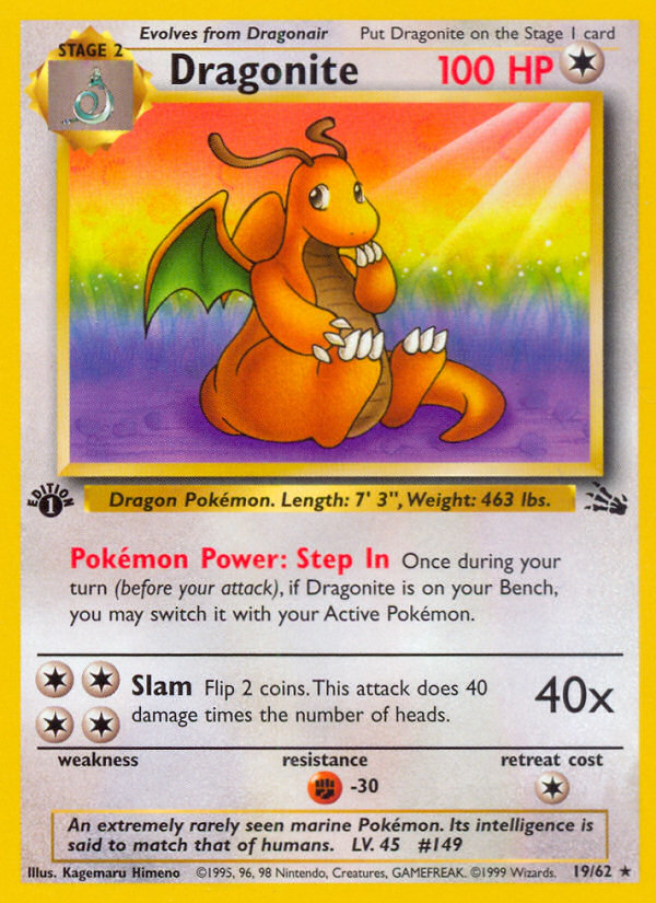 Dragonite - Fossil SET-19