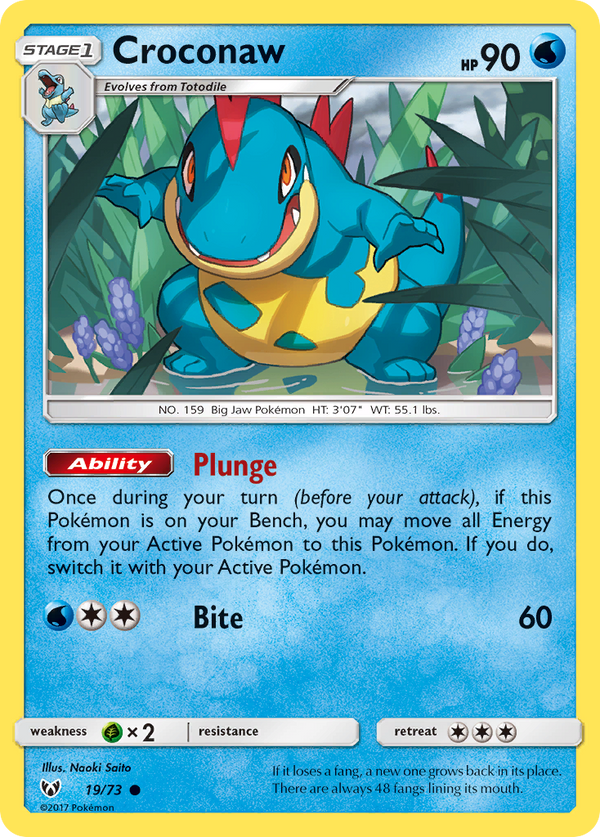Croconaw - Shining Legends SET-19