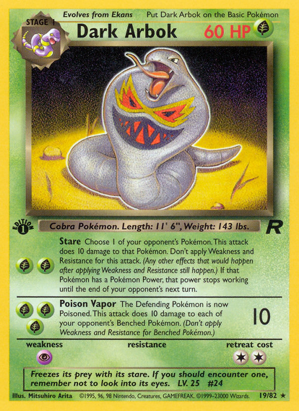 Dark Arbok - Team Rocket SET-19