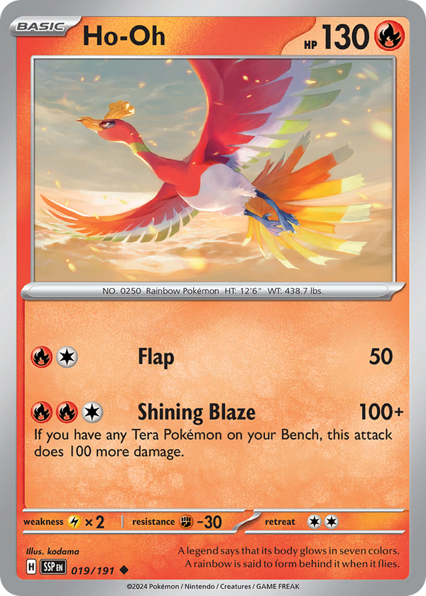 Ho-Oh - Surging Sparks SET-19
