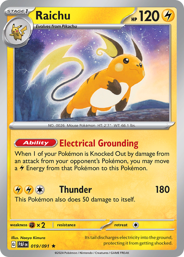 Raichu - Paldean Fates SET-19