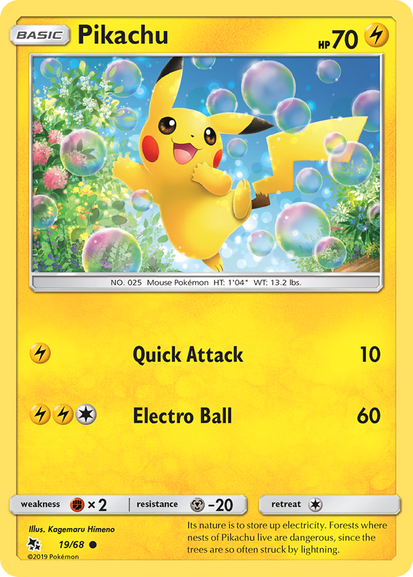 Pikachu - Hidden Fates SET-19