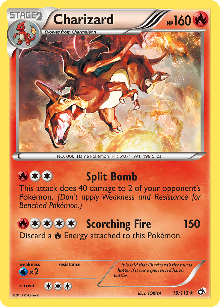 Charizard - Legendary Treasures SET-19