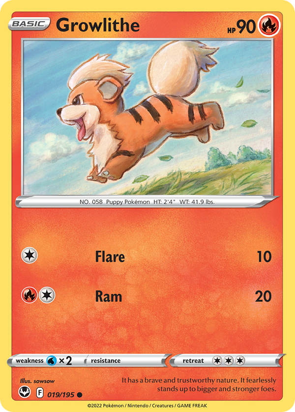 Growlithe - Silver Tempest SET-19