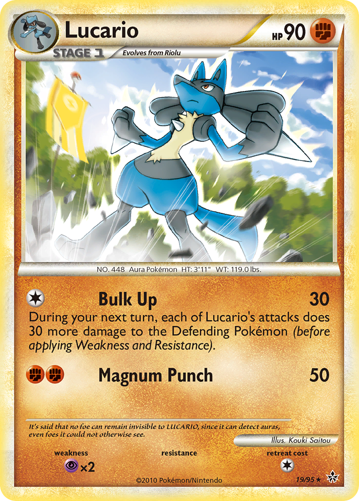 Lucario - HS Unleashed SET-19
