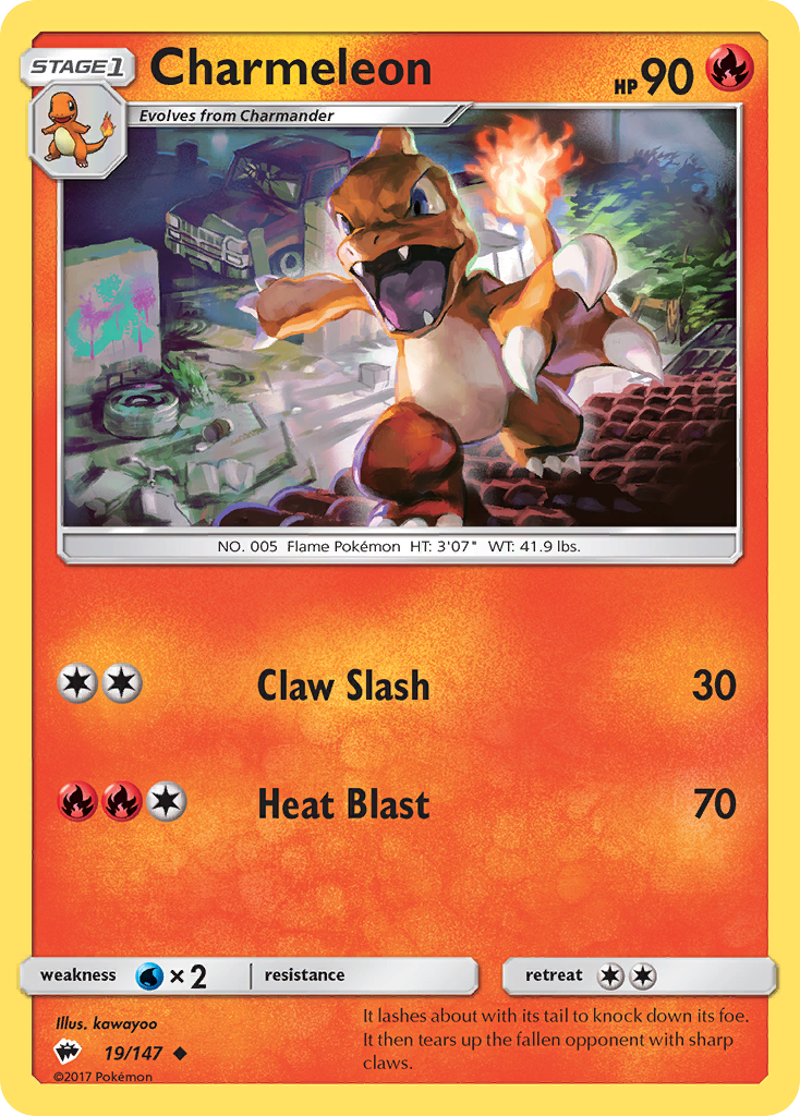 Charmeleon - Burning Shadows SET-19