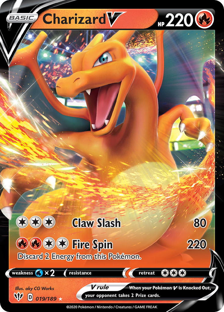 Charizard V - Darkness Ablaze SET-19