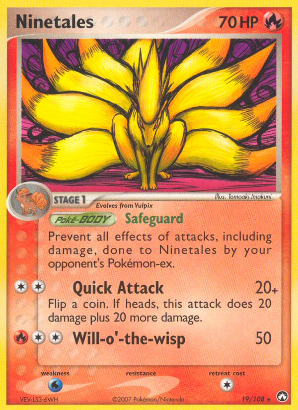 Ninetales - Power Keepers SET-19