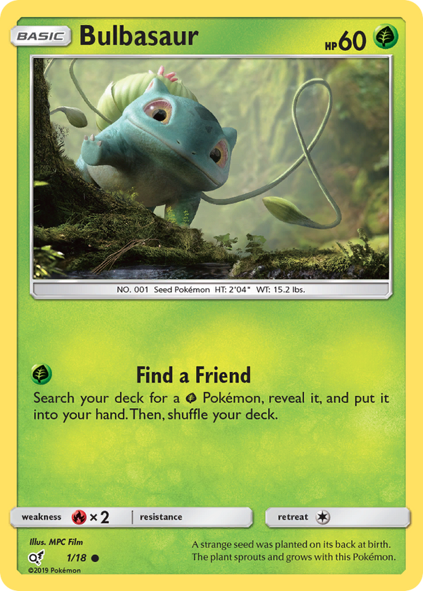 Bulbasaur - Detective Pikachu SET-1
