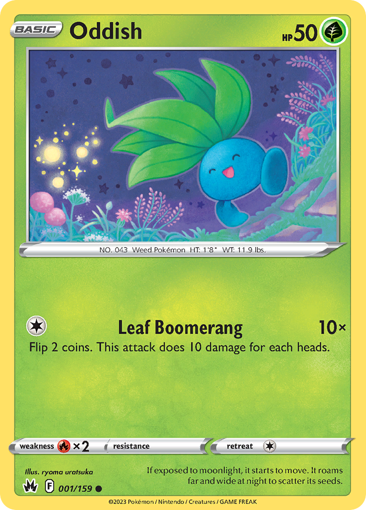 Oddish - Crown Zenith SET-1
