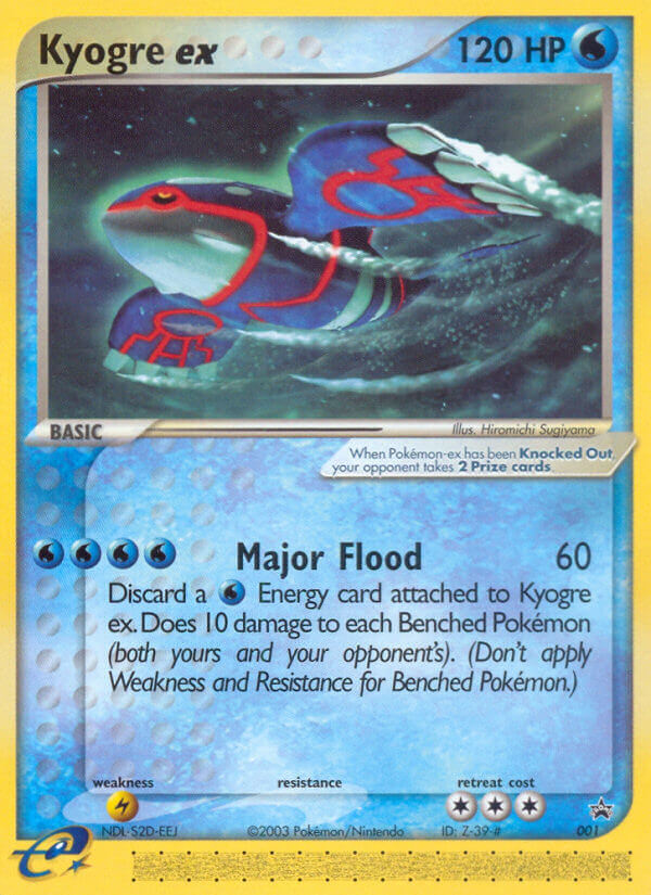 Kyogre EX - Nintendo Black Star Promos SET-1