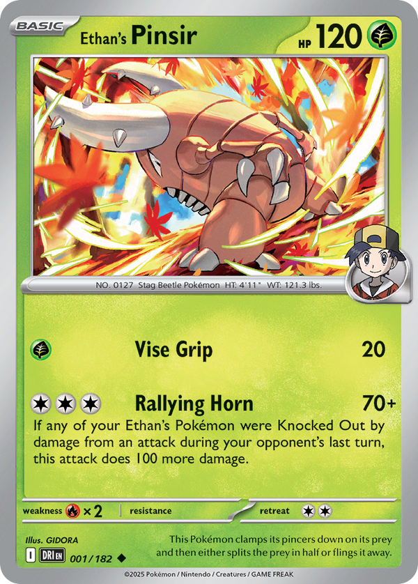 Ethan's Pinsir - Destined Rivals SET-1