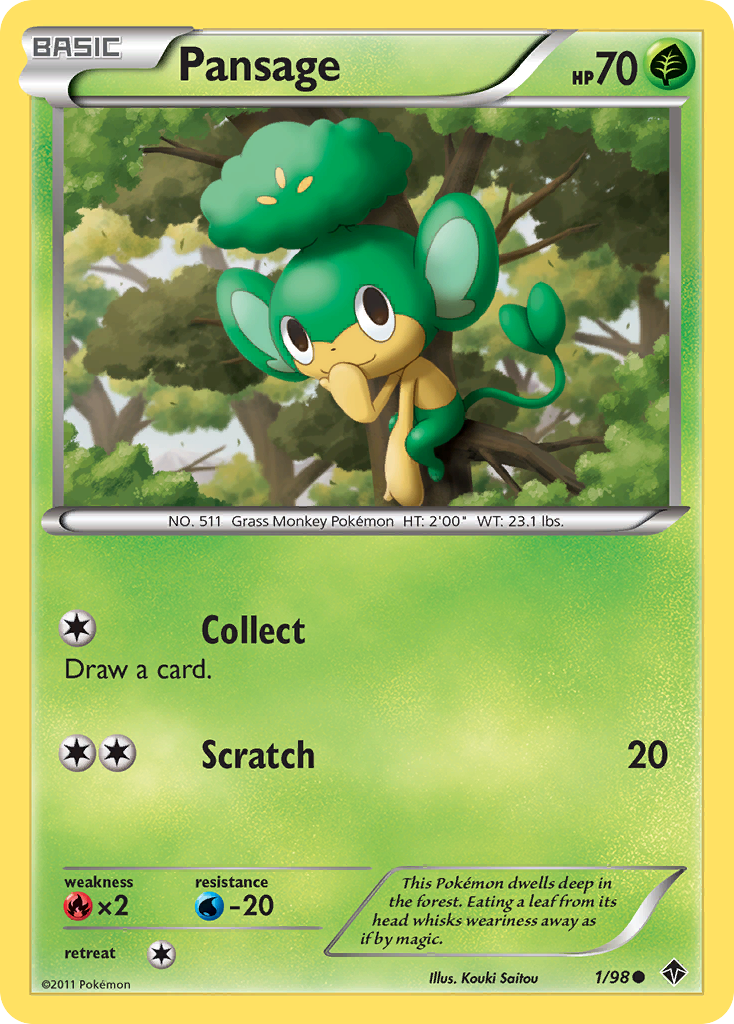 Pansage - Emerging Powers SET-1