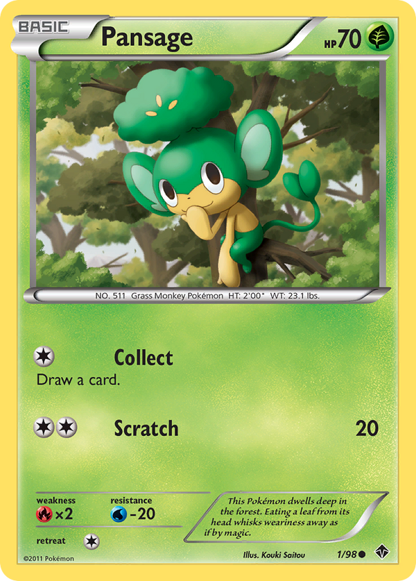 Pansage - Emerging Powers SET-1