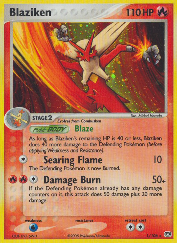Blaziken - Emerald SET-1