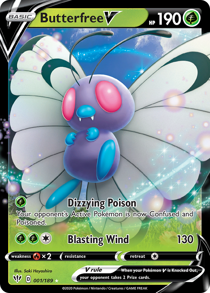 Butterfree V - Darkness Ablaze SET-1