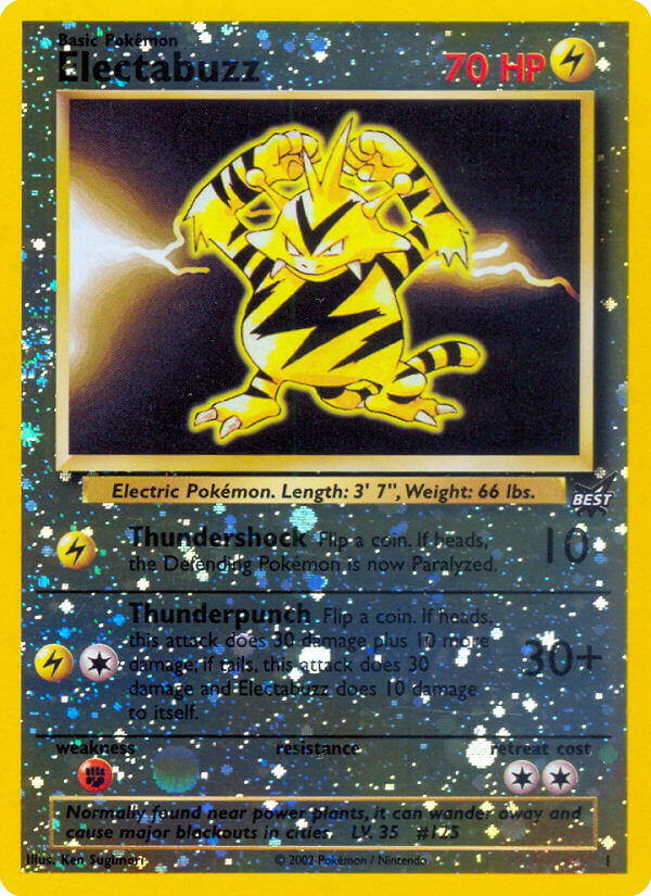 Electabuzz - Best of Game SET-1