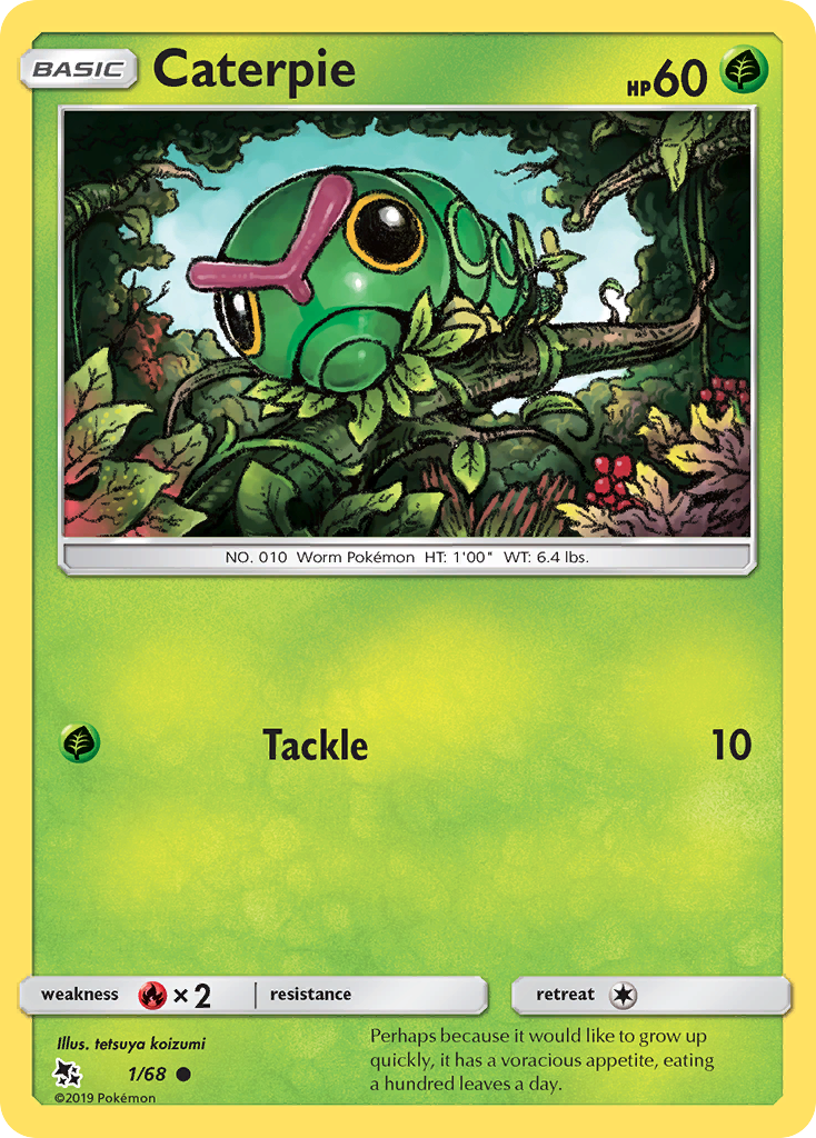 Caterpie - Hidden Fates SET-1
