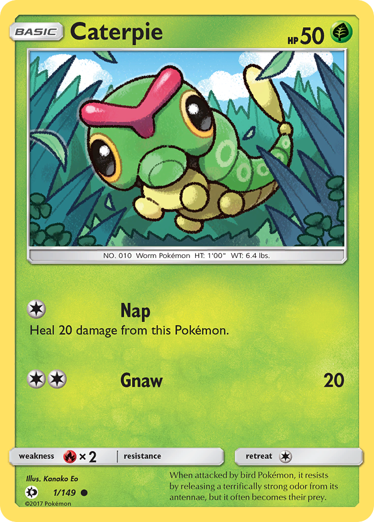 Caterpie - Sun & Moon SET-1