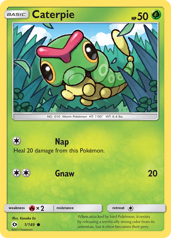 Caterpie - Sun & Moon SET-1