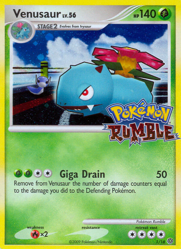 Venusaur - Pokemon Rumble SET-1