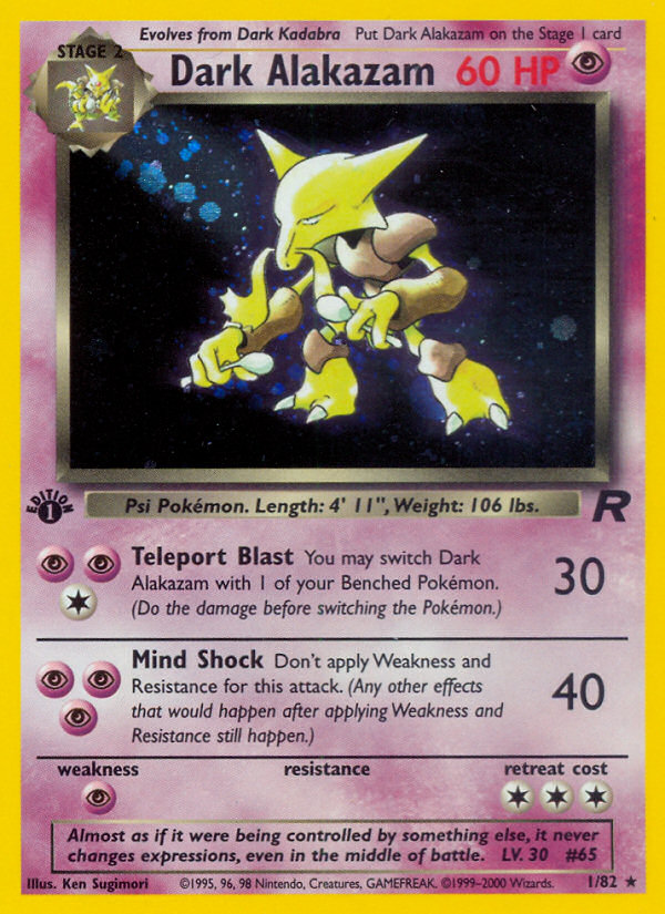 Dark Alakazam - Team Rocket SET-1