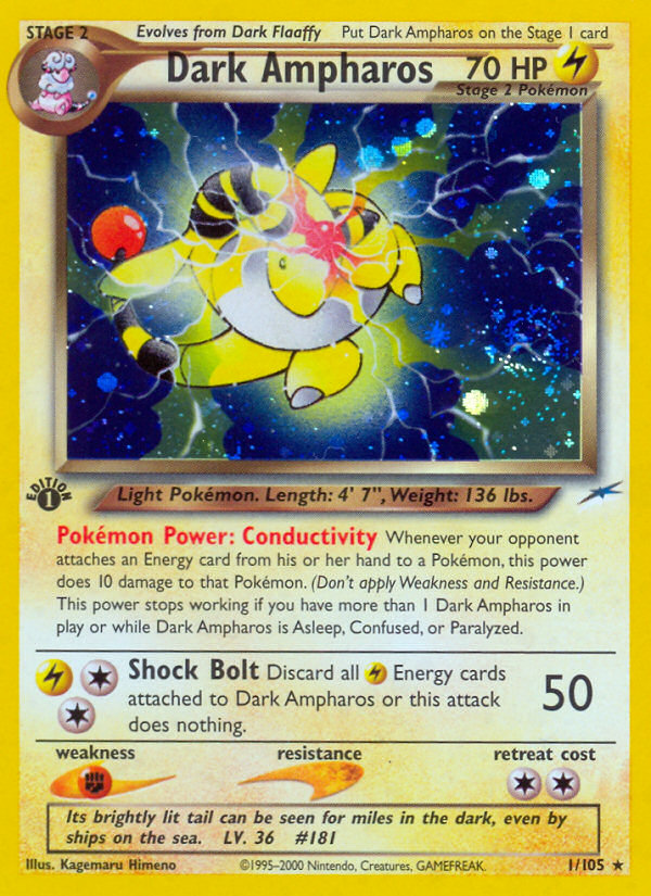 Dark Ampharos - Neo Destiny SET-1