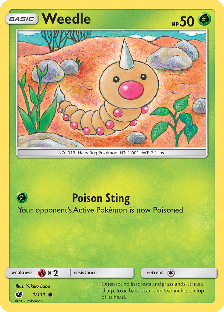 Weedle - Crimson Invasion SET-1