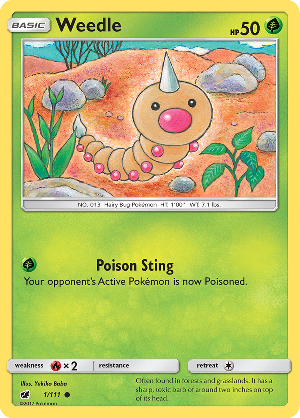 Weedle - Crimson Invasion SET-1