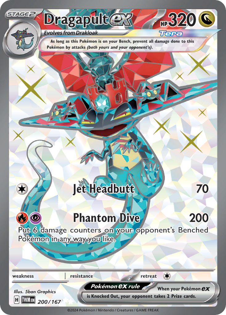 Dragapult EX - Twilight Masquerade SET-200