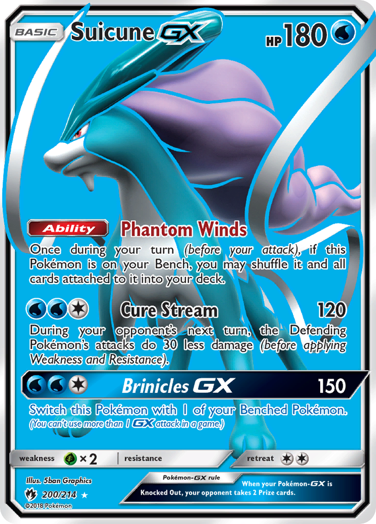 Suicune-GX - Lost Thunder SET-200