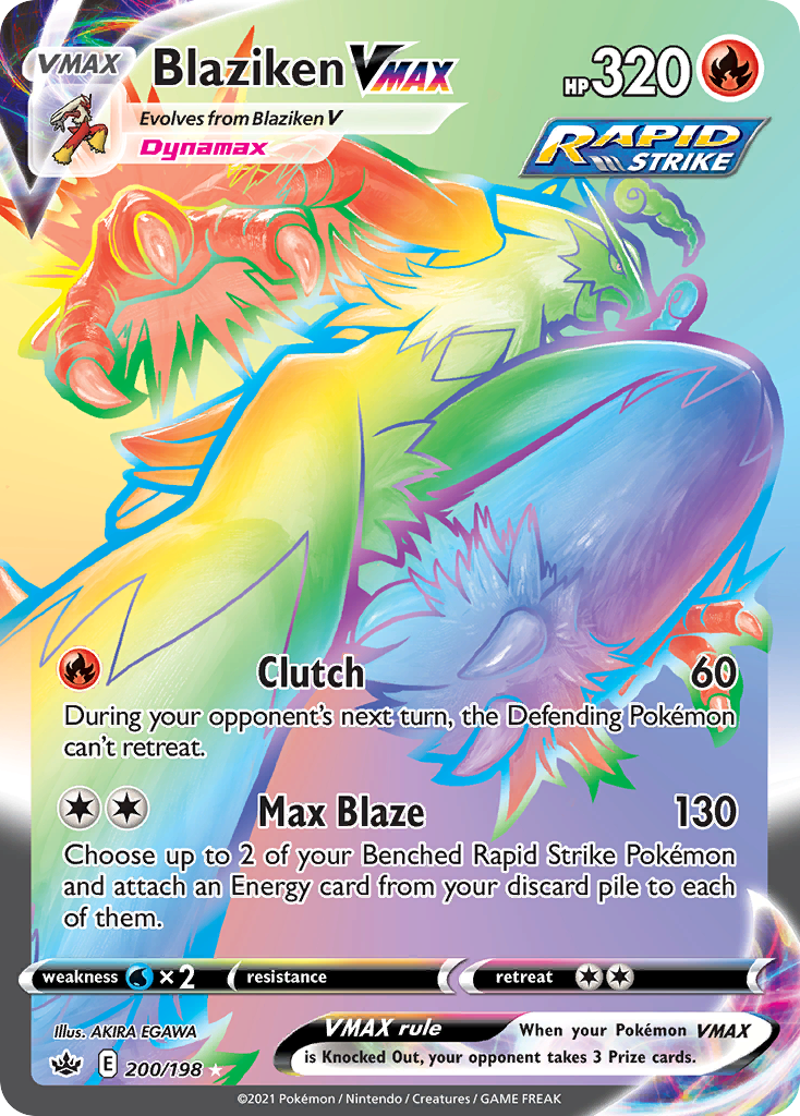 Blaziken VMAX - Chilling Reign SET-200