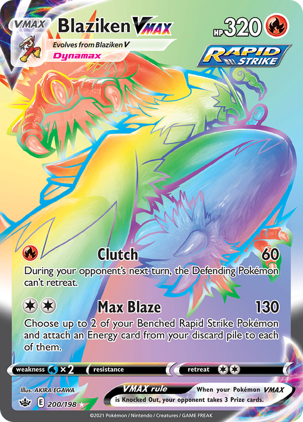Blaziken VMAX - Chilling Reign SET-200