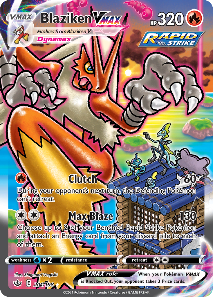 Blaziken VMAX - Chilling Reign SET-201