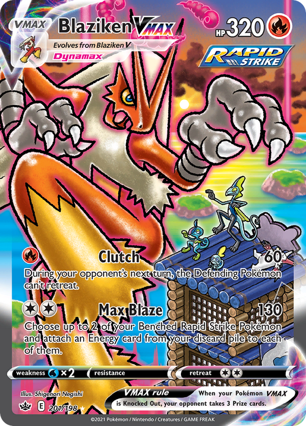 Blaziken VMAX - Chilling Reign SET-201